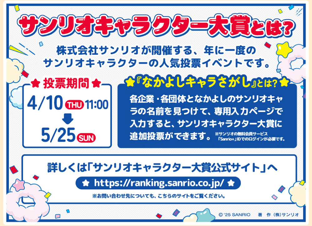 サンリオキャラクター大賞とは?