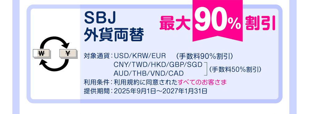 SBJ外貨両替